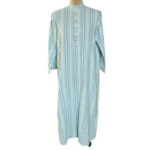 Vintage Lanz of Salzburg‎ Nightgown 100% Cotton Womens Sz L Trad Wife Modest